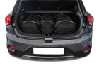 Kjust Reistassenset voor Hyundai i20 5-deurs 2015-2020 - Set van 3 Tassen met 2 Roltassen en 1 Vliegtuigtas