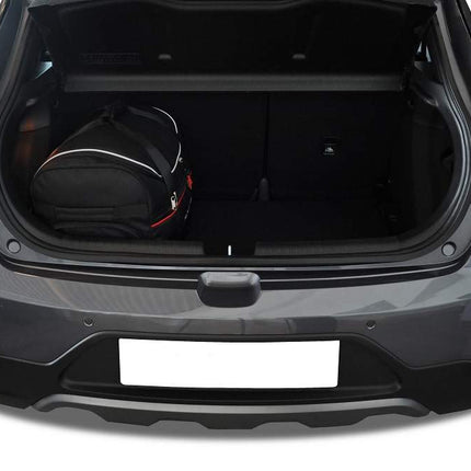 Kjust Reistassenset voor Hyundai i20 5-deurs 2015-2020 - Set van 3 Tassen met 2 Roltassen en 1 Vliegtuigtas