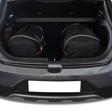 Kjust Reistassenset voor Hyundai i20 5-deurs 2015-2020 - Set van 3 Tassen met 2 Roltassen en 1 Vliegtuigtas