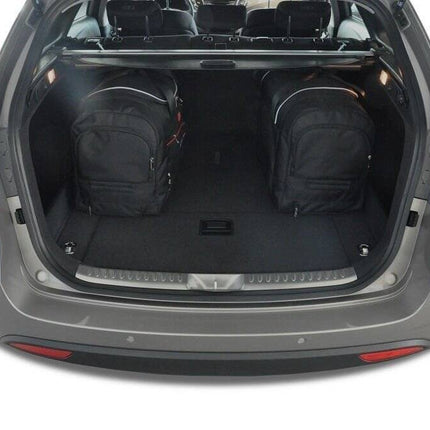 Kjust Reistassenset voor Hyundai i40 Tourer vanaf 2011 - Set van 5 Tassen met 3 Roltassen en 2 Vliegtuigtassen
