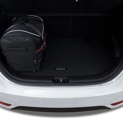 Kjust Reistassenset voor Hyundai iX20 2011-2019 - Set van 3 Tassen met 2 Roltassen en 1 Vliegtuigtas