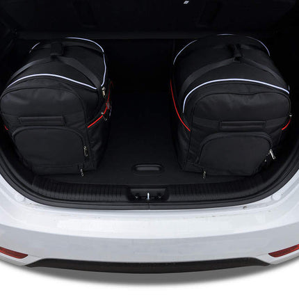 Kjust Reistassenset voor Hyundai iX20 2011-2019 - Set van 3 Tassen met 2 Roltassen en 1 Vliegtuigtas
