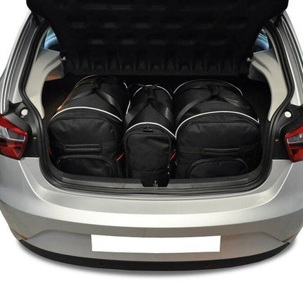 Kjust Reistassenset voor Seat Ibiza 3-deurs SC 2008-2017 - Set van 3 Tassen met 2 Roltassen en 1 Vliegtuigtas
