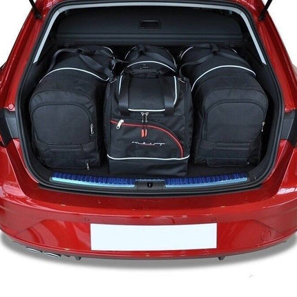 Kjust Reistassenset voor Seat Leon 5-deurs 2013-2020 - Set van 4 Tassen met 2 Roltassen en 2 Sporttassen