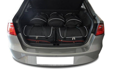 Kjust Reistassenset voor Seat Toledo vanaf 2012 - Set van 5 Tassen met 3 Roltassen en 2 Vliegtuigtassen