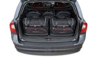 Kjust Reistassenset voor Volvo XC70 stationwagen 2007-2016 - Set van 5 Tassen met 3 Roltassen en 2 Vliegtuigtassen