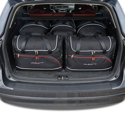 Kjust Reistassenset voor Volvo V70 stationwagen 2000-2007 - Set van 5 Tassen met 3 Roltassen en 2 Vliegtuigtassen