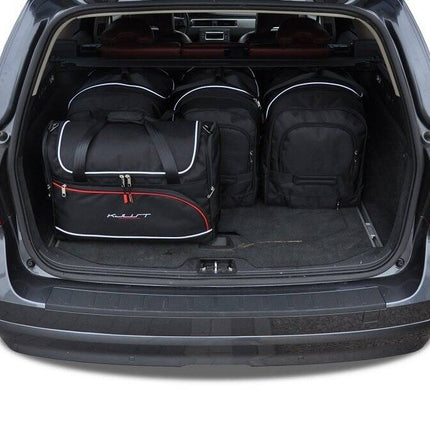 Kjust Reistassenset voor Volvo V70 stationwagen 2000-2007 - Set van 5 Tassen met 3 Roltassen en 2 Vliegtuigtassen