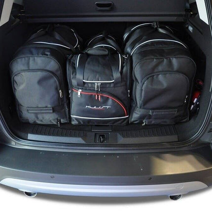 Kjust Reistassenset voor Ford Kuga 2013-2017 - Set van 4 Tassen met 2 Roltassen en 2 Vliegtuigtassen
