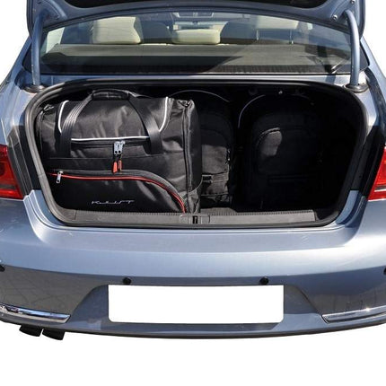 Kjust Reistassenset voor Volkswagen Passat Sedan 2011-2014 - Set van 5 Tassen met 3 Roltassen en 2 Sporttassen
