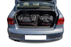 Kjust Reistassenset voor Volkswagen Passat Sedan 2011-2014 - Set van 5 Tassen met 3 Roltassen en 2 Vliegtuigtassen
