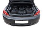 Kjust Reistassenset voor Volkswagen Scirocco 2008-2017 - Set van 4 Tassen met 2 Roltassen 1 Sporttas en 1 Vliegtuigtas