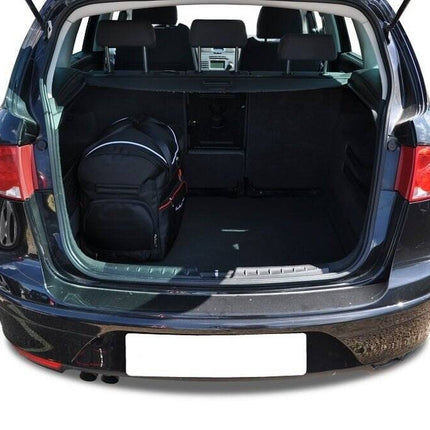 Kjust Reistassenset voor Seat Altea XL 2007-2015 - Set van 5 Tassen met 3 Roltassen en 2 Vliegtuigtassen