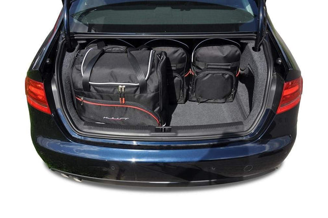 Kjust Reistassenset voor Audi A4 Sedan 2008-2015 - Set van 5 Tassen met 3 Roltassen en 2 Sporttassen