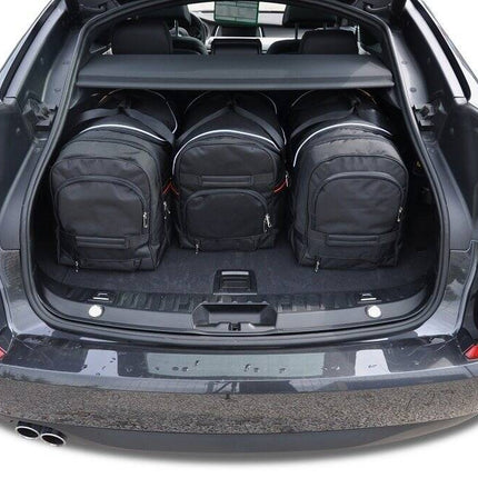 Kjust Reistassenset voor BMW 5 serie GT 2009-2017 - Set van 4 Tassen met 3 Roltassen en 1 Vliegtuigtas