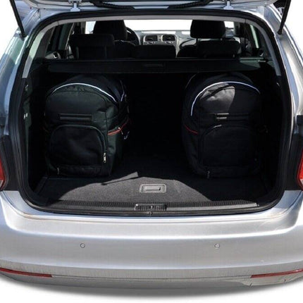 Kjust Reistassenset voor Volkswagen Golf stationwagen 2009-2013 - Set van 5 Tassen met 3 Roltassen en 2 Sporttassen