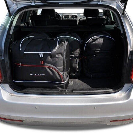 Kjust Reistassenset voor Volkswagen Golf stationwagen 2009-2013 - Set van 5 Tassen met 3 Roltassen en 2 Sporttassen