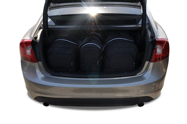Kjust Reistassenset voor Volvo S60 Sedan 2010-2019 - Set van 4 Tassen met 2 Roltassen en 2 Vliegtuigtassen