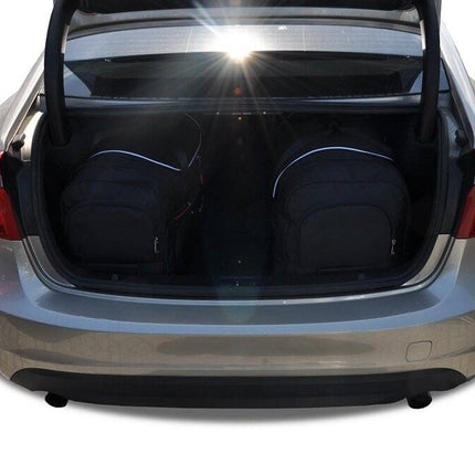 Kjust Reistassenset voor Volvo S60 Sedan 2010-2019 - Set van 4 Tassen met 2 Roltassen en 2 Vliegtuigtassen