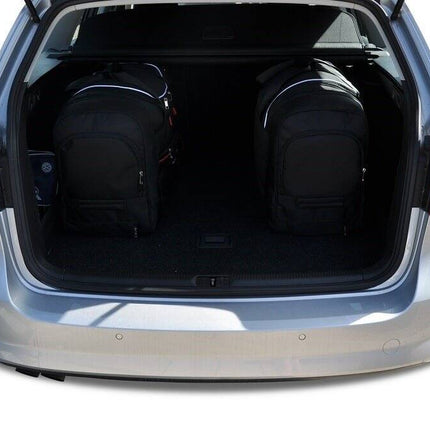 Kjust Reistassenset voor Volkswagen Passat Variant 2011-2014 - Set van 5 Tassen met 3 Roltassen en 2 Vliegtuigtassen