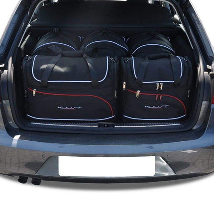 Kjust Reistassenset voor Seat Exeo ST stationwagen 2009-2013 - Set van 5 Tassen met 3 Roltassen en 2 Vliegtuigtassen