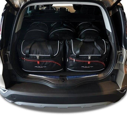 Kjust Reistassenset voor Renault Espace 2015-2022 - Set van 5 Tassen met 3 Roltassen en 2 Vliegtuigtassen