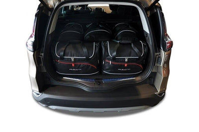 Kjust Reistassenset voor Renault Espace 2015-2022 - Set van 5 Tassen met 3 Roltassen en 2 Vliegtuigtassen
