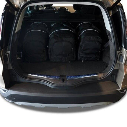 Kjust Reistassenset voor Renault Espace 2015-2022 - Set van 5 Tassen met 3 Roltassen en 2 Vliegtuigtassen