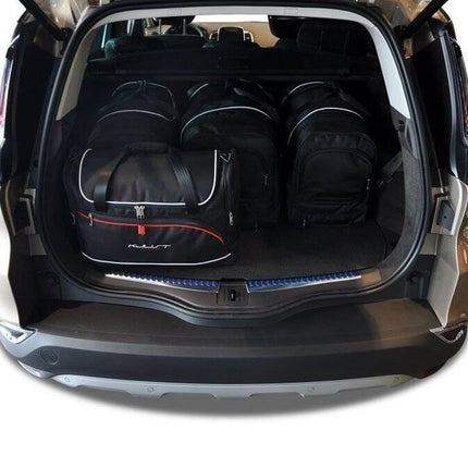 Kjust Reistassenset voor Renault Espace 2015-2022 - Set van 5 Tassen met 3 Roltassen en 2 Vliegtuigtassen