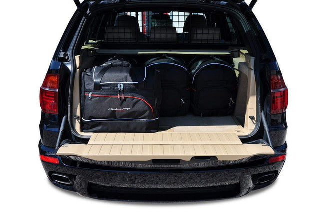 Kjust Reistassenset voor BMW X5 2007-2013 - Set van 5 Tassen met 3 Roltassen en 2 Sporttassen