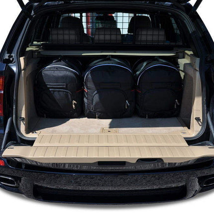 Kjust Reistassenset voor BMW X5 2007-2013 - Set van 5 Tassen met 3 Roltassen en 2 Vliegtuigtassen
