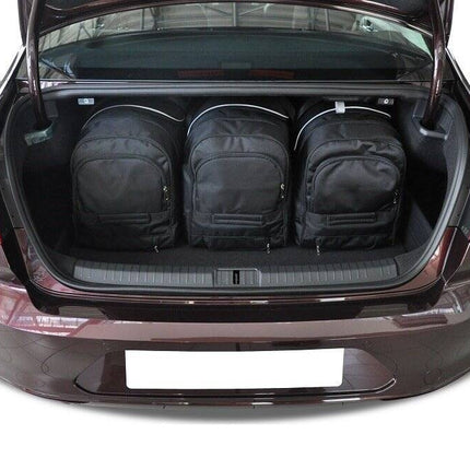 Kjust Reistassenset voor Volkswagen Passat Sedan 2014-2024 - Set van 5 Tassen met 3 Roltassen en 2 Vliegtuigtassen
