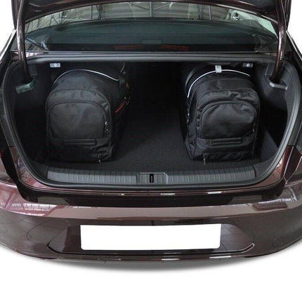 Kjust Reistassenset voor Volkswagen Passat Sedan 2014-2024 - Set van 5 Tassen met 3 Roltassen en 2 Vliegtuigtassen