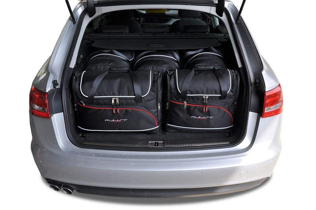 Kjust Reistassenset voor Audi A6 Avant 2011-2018 - Set van 5 Tassen met 3 Roltassen en 2 Vliegtuigtassen