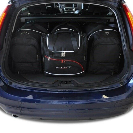 Kjust Reistassenset voor Volvo V60 Cross Country 2015-2018 - Set van 4 Tassen met 3 Roltassen en 1 Vliegtuigtas