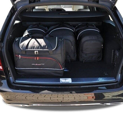 Kjust Reistassenset voor Mercedes Benz E-Klasse coupe 2009-2017 - Set van 5 Tassen met 3 Roltassen en 2 Sporttassen
