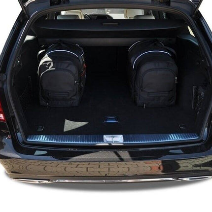 Kjust Reistassenset voor Mercedes Benz E-Klasse coupe 2009-2017 - Set van 5 Tassen met 3 Roltassen en 2 Sporttassen