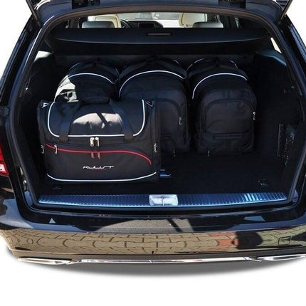 Kjust Reistassenset voor Mercedes Benz E-Klasse coupe 2009-2017 - Set van 5 Tassen met 3 Roltassen en 2 Vliegtuigtassen