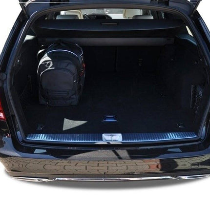 Kjust Reistassenset voor Mercedes Benz E-Klasse coupe 2009-2017 - Set van 5 Tassen met 3 Roltassen en 2 Vliegtuigtassen