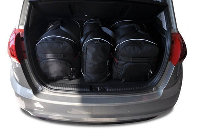 Kjust Reistassenset voor Kia Venga 5-deurs vanaf 2010 - Set van 3 Tassen met 2 Roltassen en 1 Vliegtuigtas