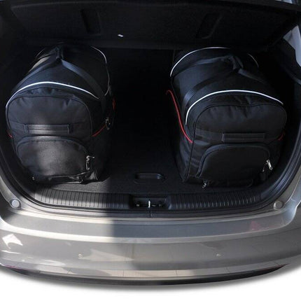 Kjust Reistassenset voor Kia Venga 5-deurs vanaf 2010 - Set van 3 Tassen met 2 Roltassen en 1 Vliegtuigtas