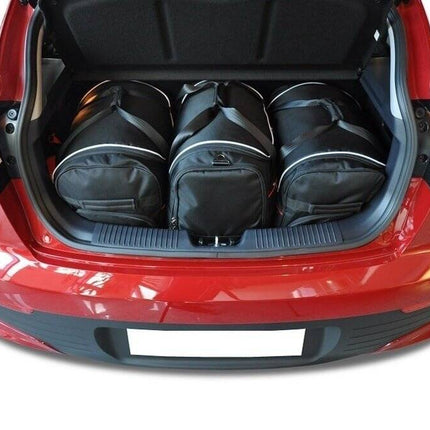 Kjust Reistassenset voor Kia Rio 3-deurs 2011-2017 - Set van 3 Tassen met 2 Roltassen en 1 Sporttas