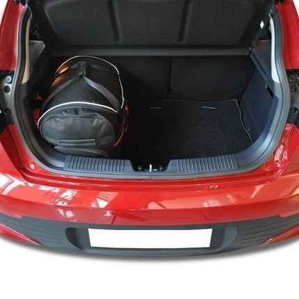 Kjust Reistassenset voor Kia Rio 3-deurs 2011-2017 - Set van 3 Tassen met 2 Roltassen en 1 Sporttas