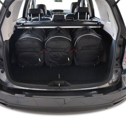 Kjust Reistassenset voor Subaru Forester 2013-2019 - Set van 5 Tassen met 3 Roltassen en 2 Vliegtuigtassen