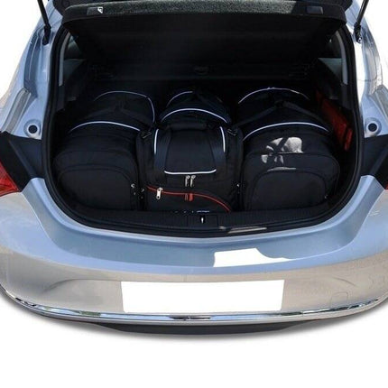 Kjust Reistassenset voor Opel Astra 5-deurs 2009-2015 - Set van 4 Tassen met 2 Roltassen 1 Sporttas en 1 Vliegtuigtas