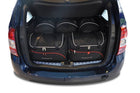 Kjust Reistassenset voor Dacia Duster 2010-2014 - Set van 5 Tassen met 3 Roltassen en 2 Vliegtuigtassen