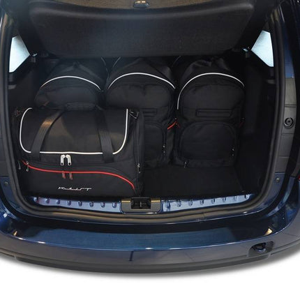 Kjust Reistassenset voor Dacia Duster 2010-2014 - Set van 5 Tassen met 3 Roltassen en 2 Vliegtuigtassen