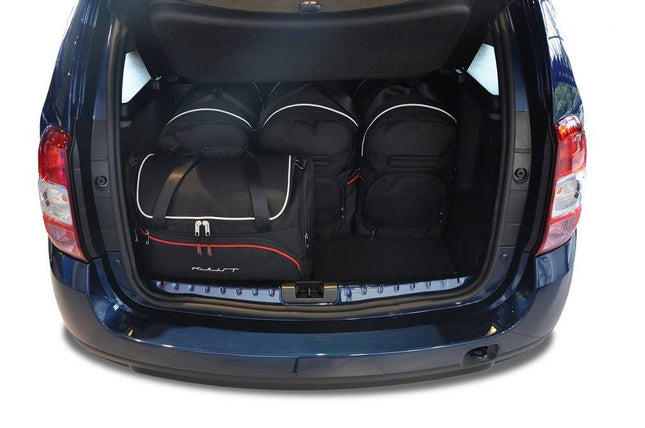Kjust Reistassenset voor Dacia Duster 2010-2014 - Set van 5 Tassen met 3 Roltassen en 2 Vliegtuigtassen
