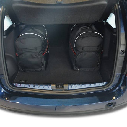 Kjust Reistassenset voor Dacia Duster 2010-2014 - Set van 5 Tassen met 3 Roltassen en 2 Vliegtuigtassen