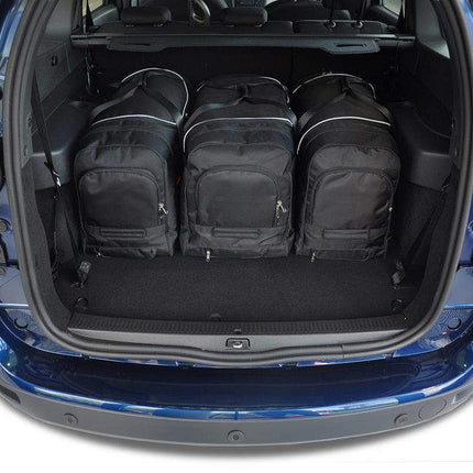 Kjust Reistassenset voor Dacia Lodgy 2012-2021 - Set van 5 Tassen met 3 Roltassen en 2 Vliegtuigtassen